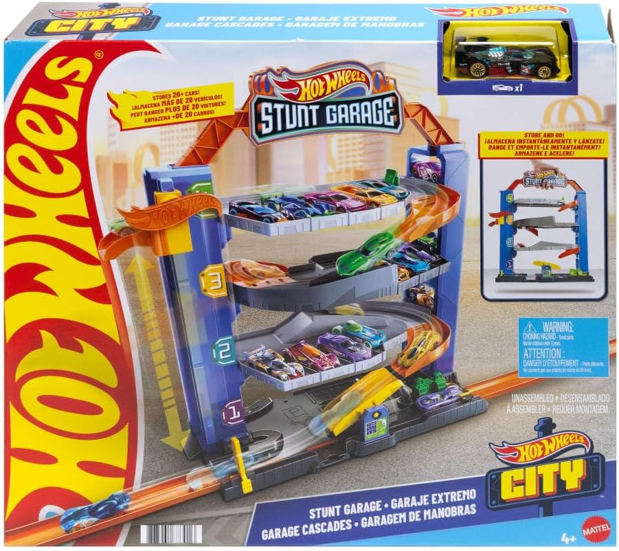 Hot Wheels Stunt Garage, DIY Assemble, GNL70 - Image 7