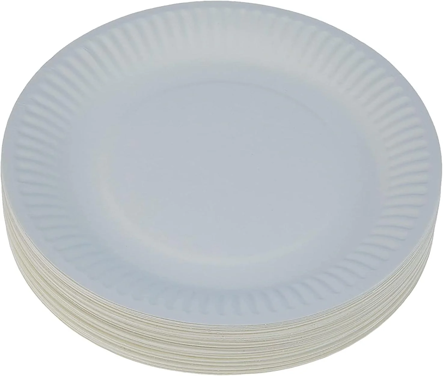 Hotpack 100pcs Round Paper Plate 7"