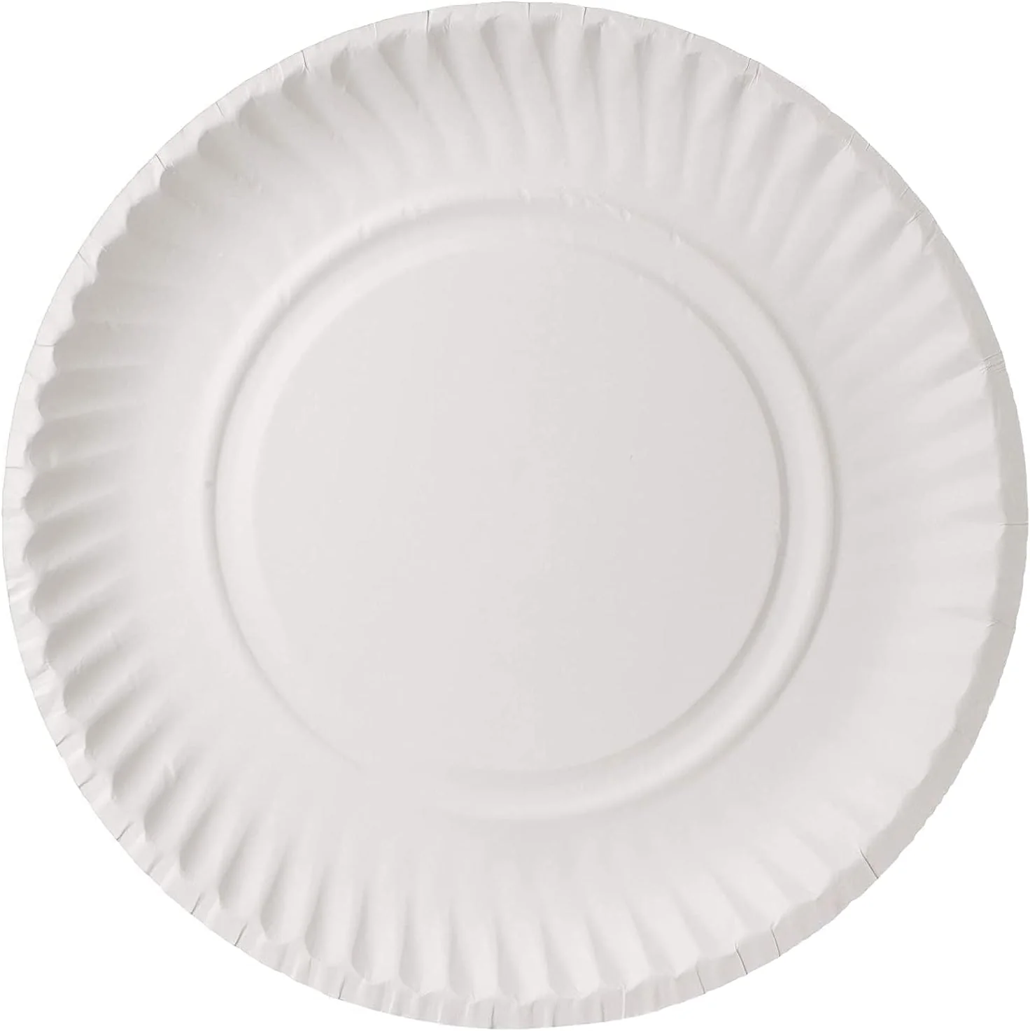 Hotpack 100pcs Round Paper Plate 9"