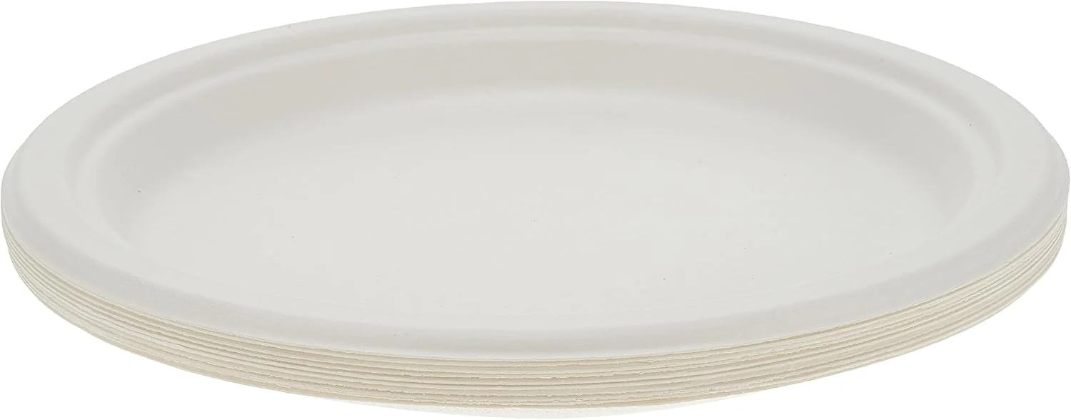 Hotpack 10pcs Round Bio-Degradable Plates 9"