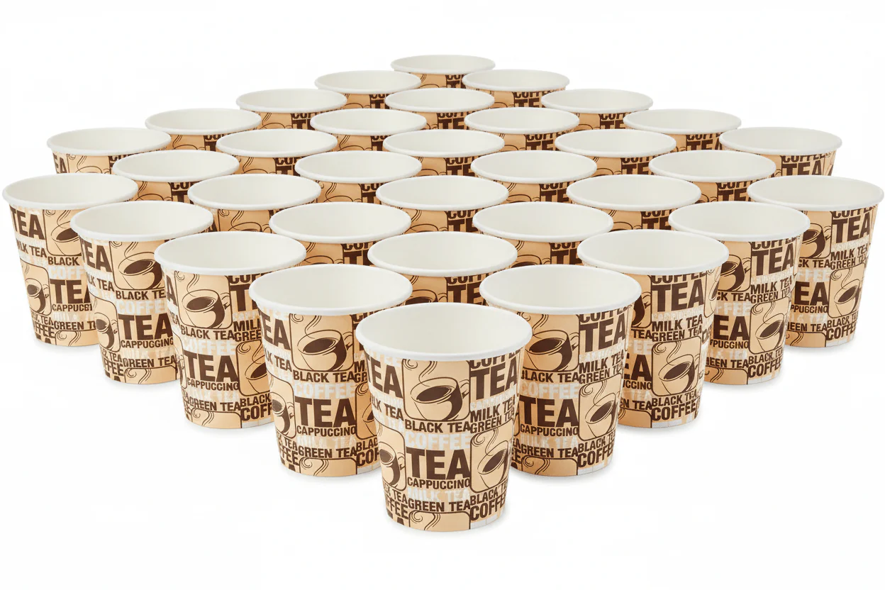 Hotpack 4oz Heavy Duty Paper Cups – 50 Pieces Pack - Image 2