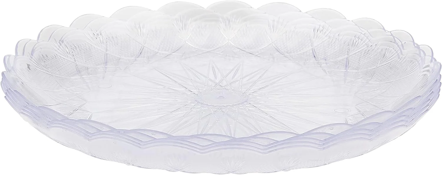 Hotpack Classique Range 5pcs Round Crystal Plate 24cm