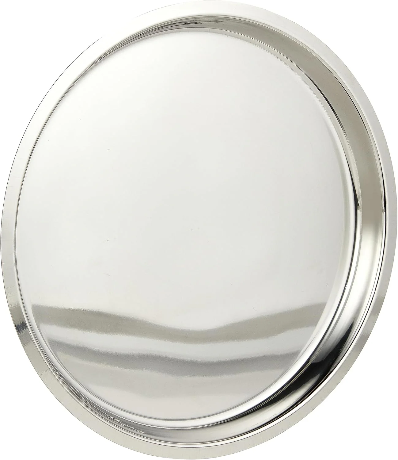 Raj Stainless Steel Dinner Plate | 30.5 cm | Mirror Finish | Silver | TP0013 - Image 2
