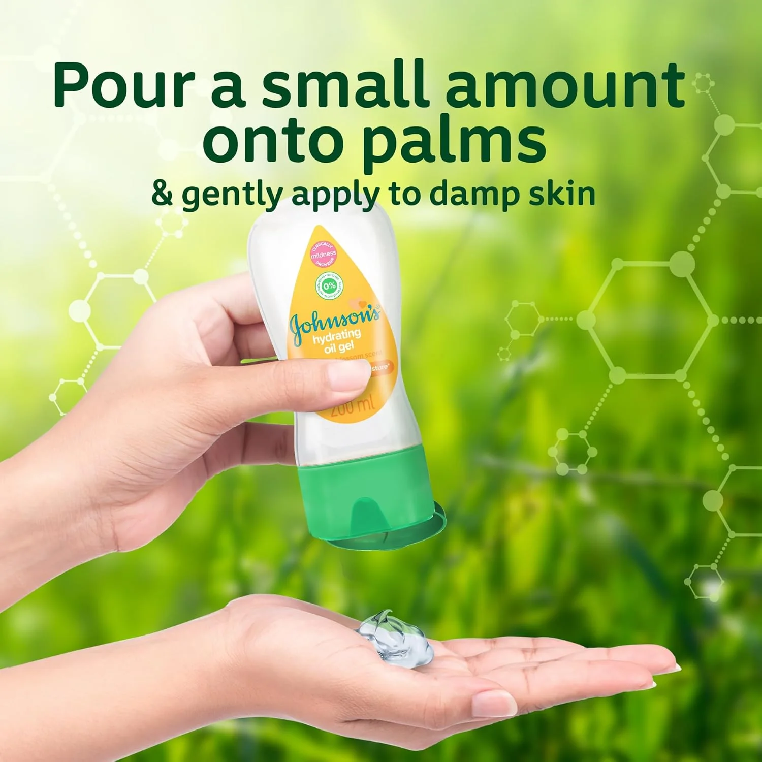 Johnson's Baby Fresh Blossom Hydrating Oil Gel – 200ml - Image 5