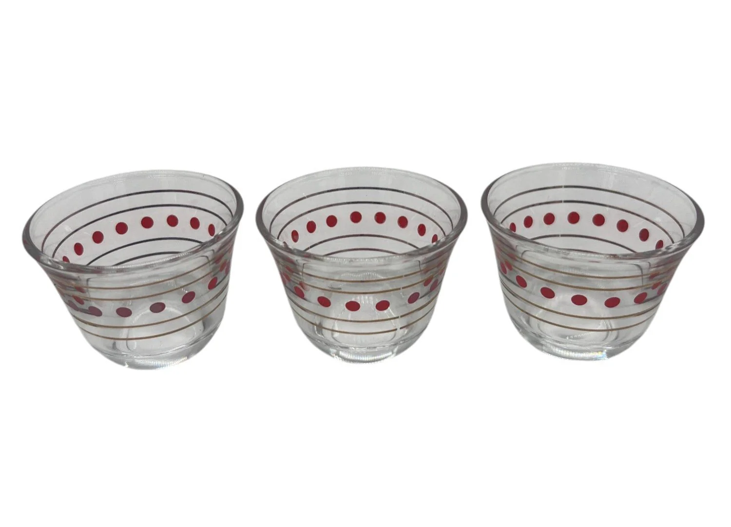 I-MAN Glass Cawa Cup 3pcs Set 90ml, Blue