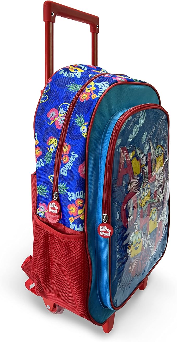 Illumination Minions-The Rise of Gru 5-in-1 School Set Includes 18" Trolley Bag, Lunch Bag, Pencil Case, Lunch Box, Water Bottle - Image 4