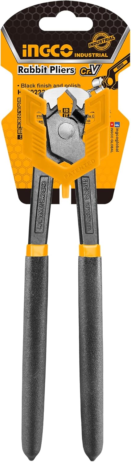 Ingco 9-Inch CRV Rabbit End Cutting Plier, Heavy-Duty Nail Remover with Ergonomic Grip, HRP02230 - Image 2