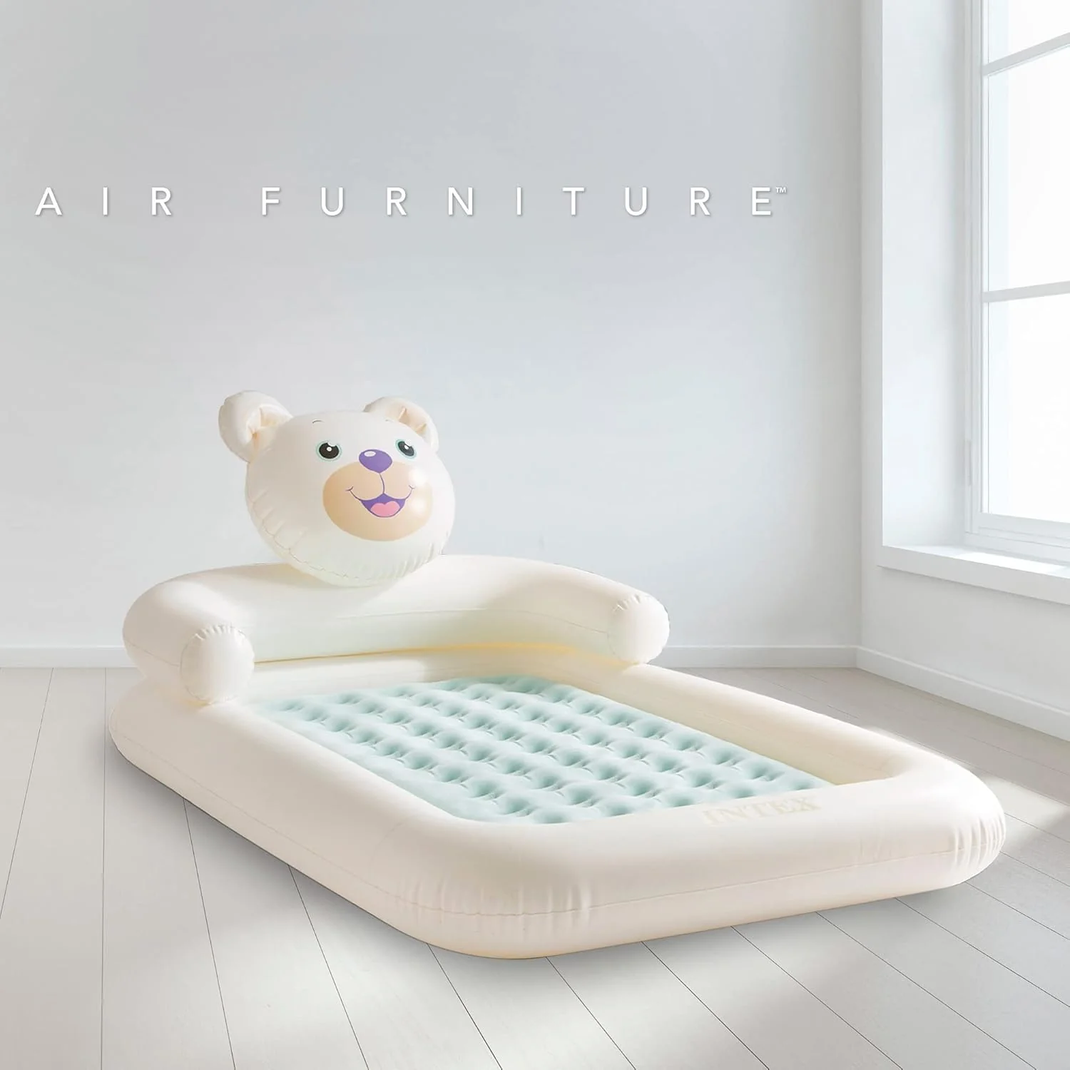 Intex Bear Kids Travel bed with hand pump (66814) -114x178x71cm-Ages 3+6 - Image 5