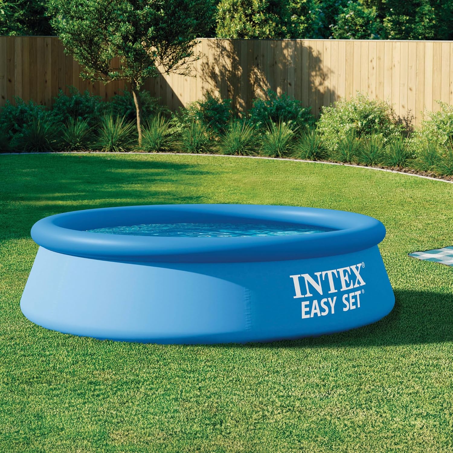 Intex Easy Set Inflatable Above Ground Pool –  8" x 24" | Quick Setup Backyard Pool - Image 2
