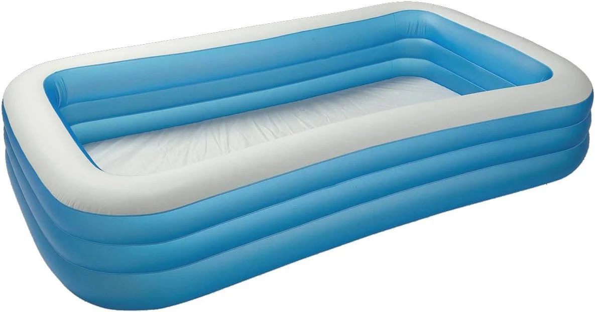 Intex Family Inflatable Swimming Pool – 120" × 72" × 22" | Blue & White