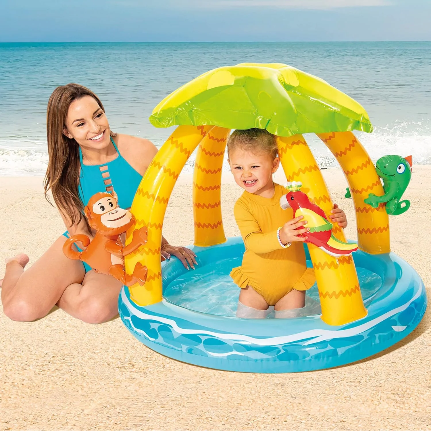 Intex Tropical Island Baby Pool – 102*86 cm - Image 2