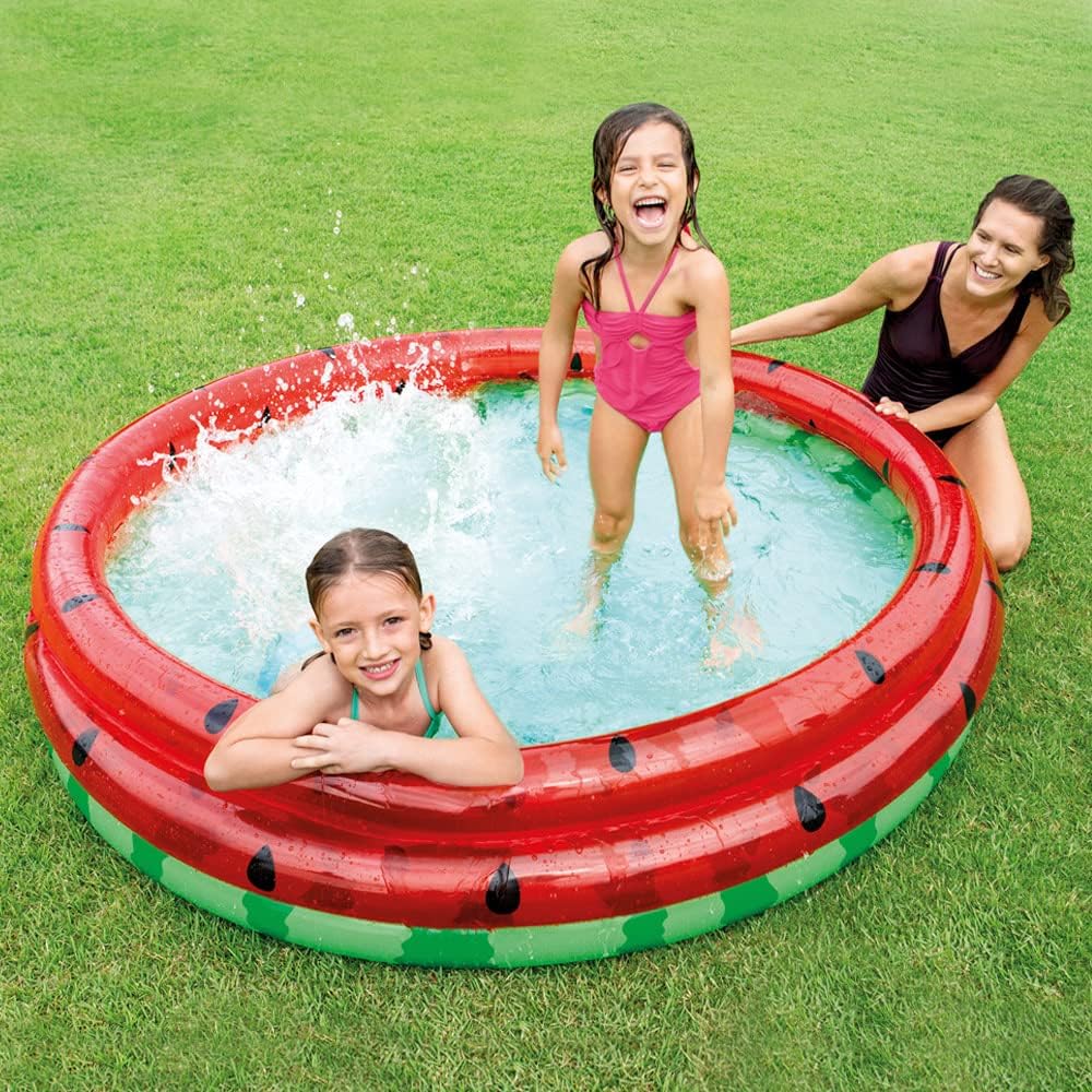 Intex Watermelon Inflatable Pool 168cm x 38cm | Ages 2+ - Image 2
