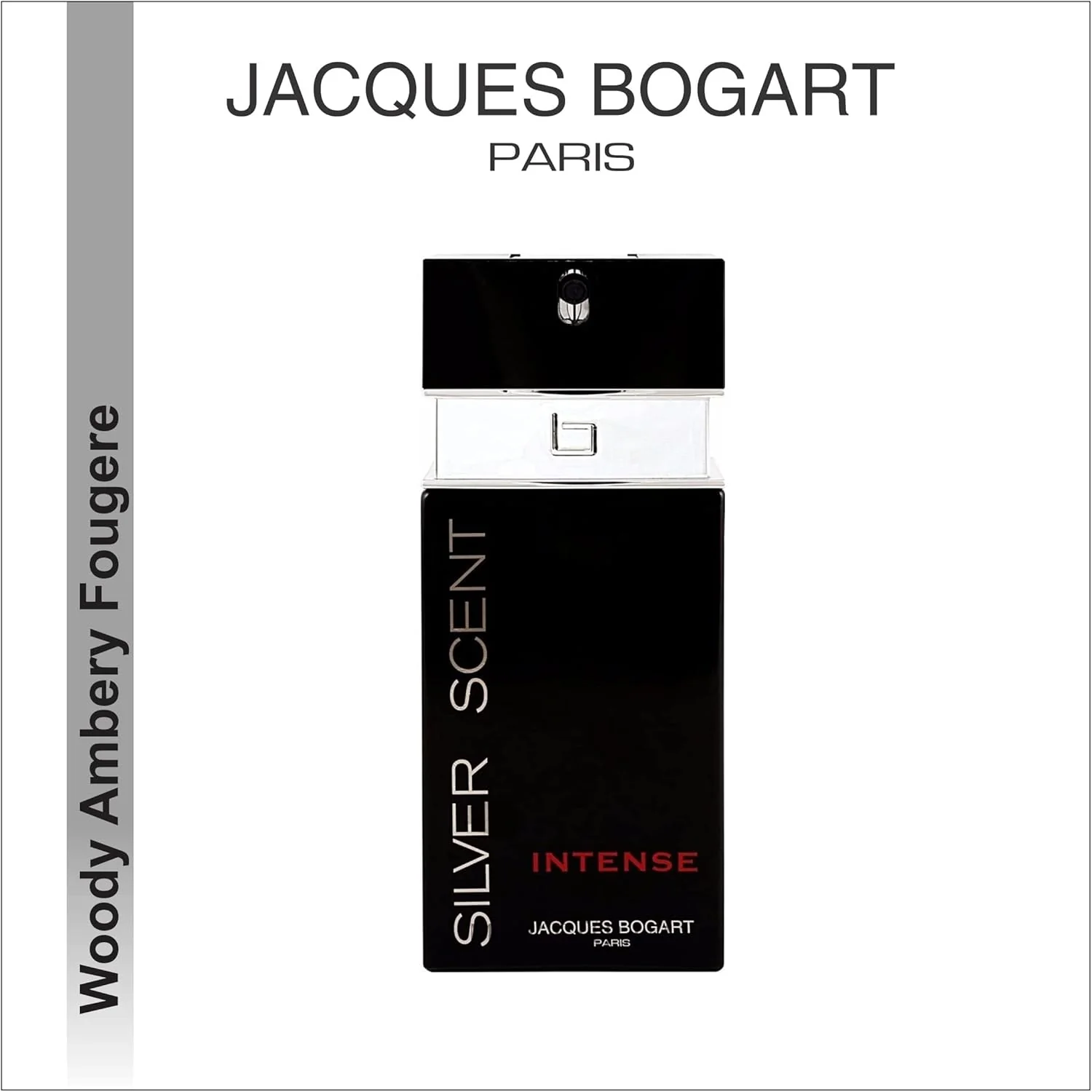 Jacques Bogart Silver Scent Intense Eau de Toilette for Men 100ml – Strong Spicy Amber Signature Fragrance - Image 2