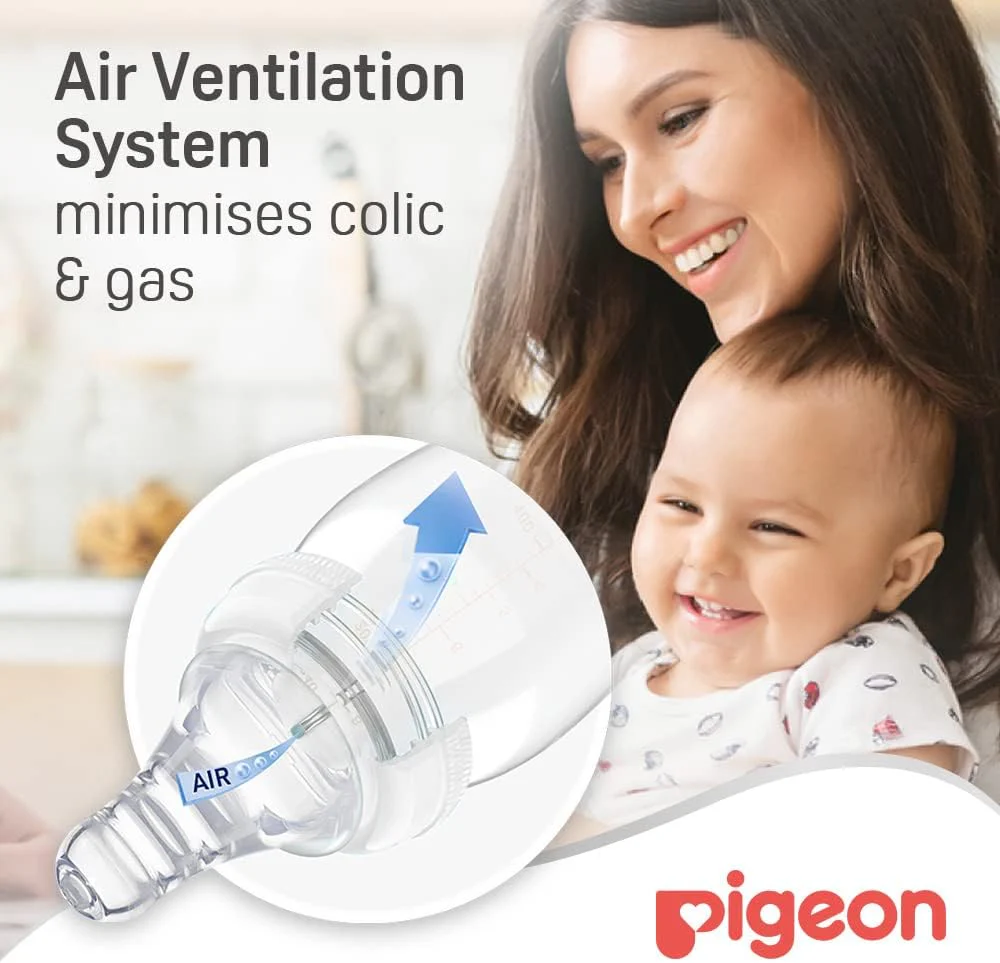 Pigeon Flexible Nipple Blister, Clear, Small, Pack of 2 - Image 2