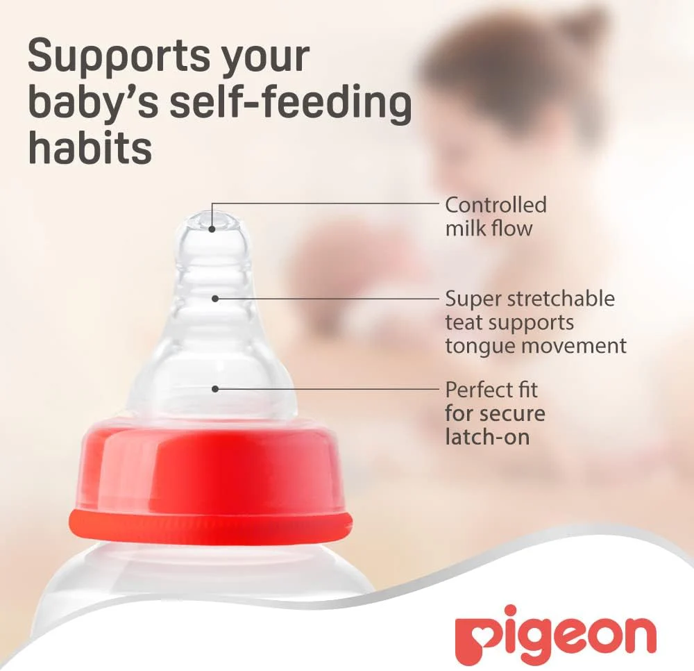 Pigeon Flexible Nipple Blister, Clear, Small, Pack of 2 - Image 6