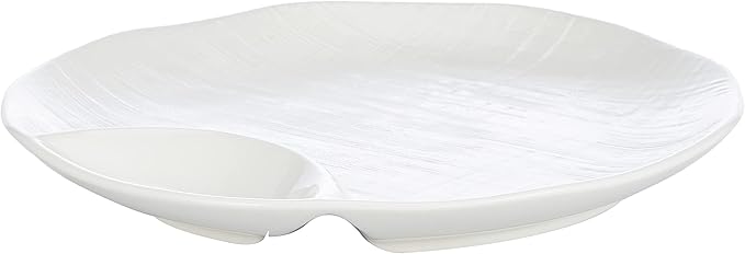 Symphony Round Plate White Ceramic Tile – 2" Round, 2.3 cm Thickness - Image 3
