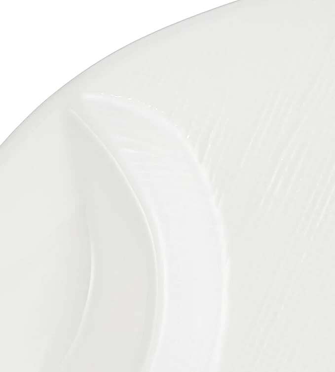 Symphony Round Plate White Ceramic Tile – 2" Round, 2.3 cm Thickness - Image 4
