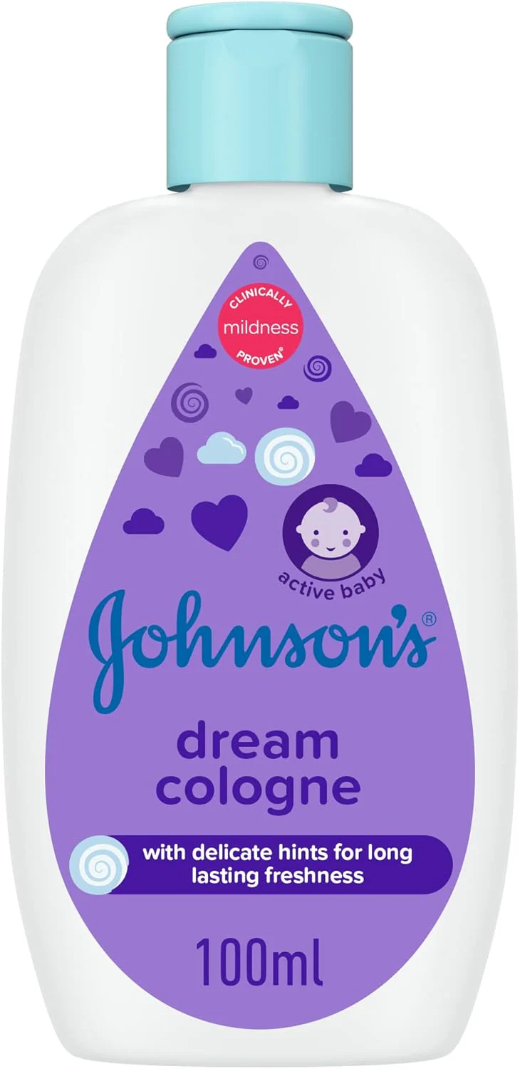 Johnson's Baby Dream Cologne 100ml – Gentle & Refreshing Scent for Delicate Skin