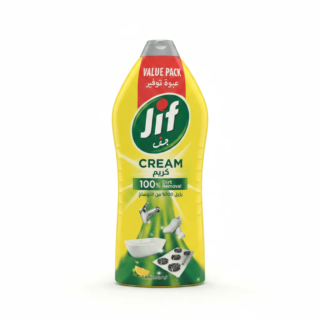 Jif Cream Cleaner with Micro Crystals Lemon-1500ml
