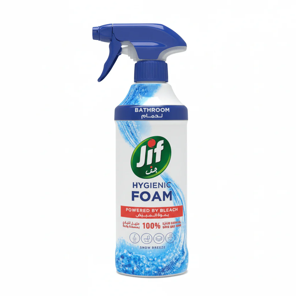 Jif Hygienic Foam Bathroom Cleaner – Snow Breeze-450ml