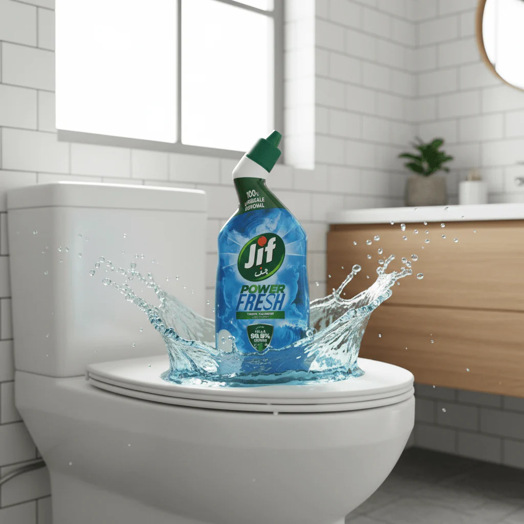 Jif Power Fresh Aqua Toilet Cleaner 500ml: - Image 2