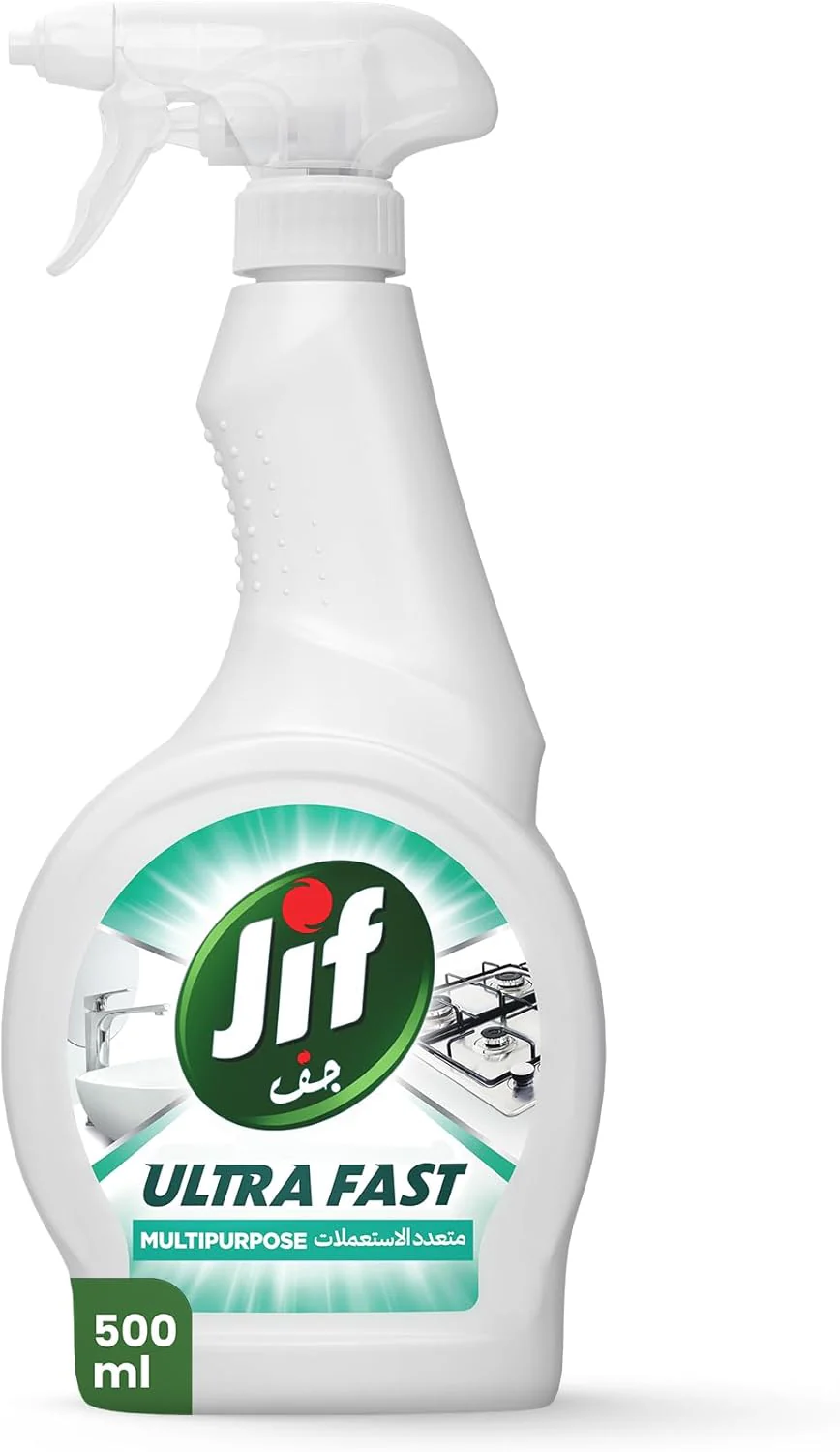 JIF Ultra Fast Cleaner Spray, Multipurpose, 100% Stain and Mold Removal, 500ml