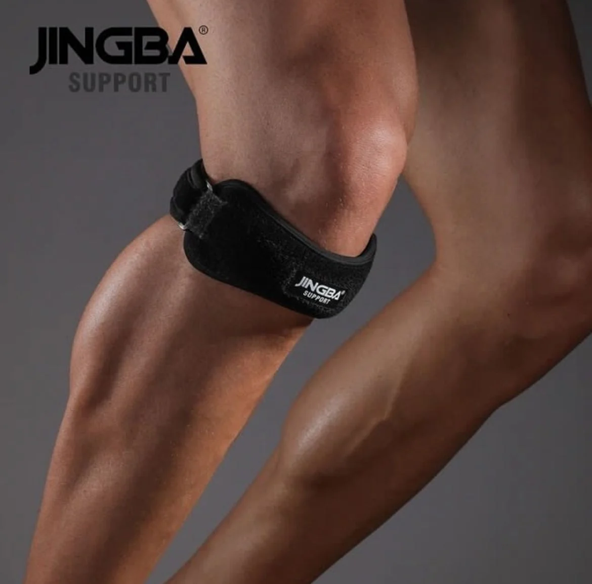 Jingba Patella Strap JB-8340 – Knee Support Brace | Black - Image 2