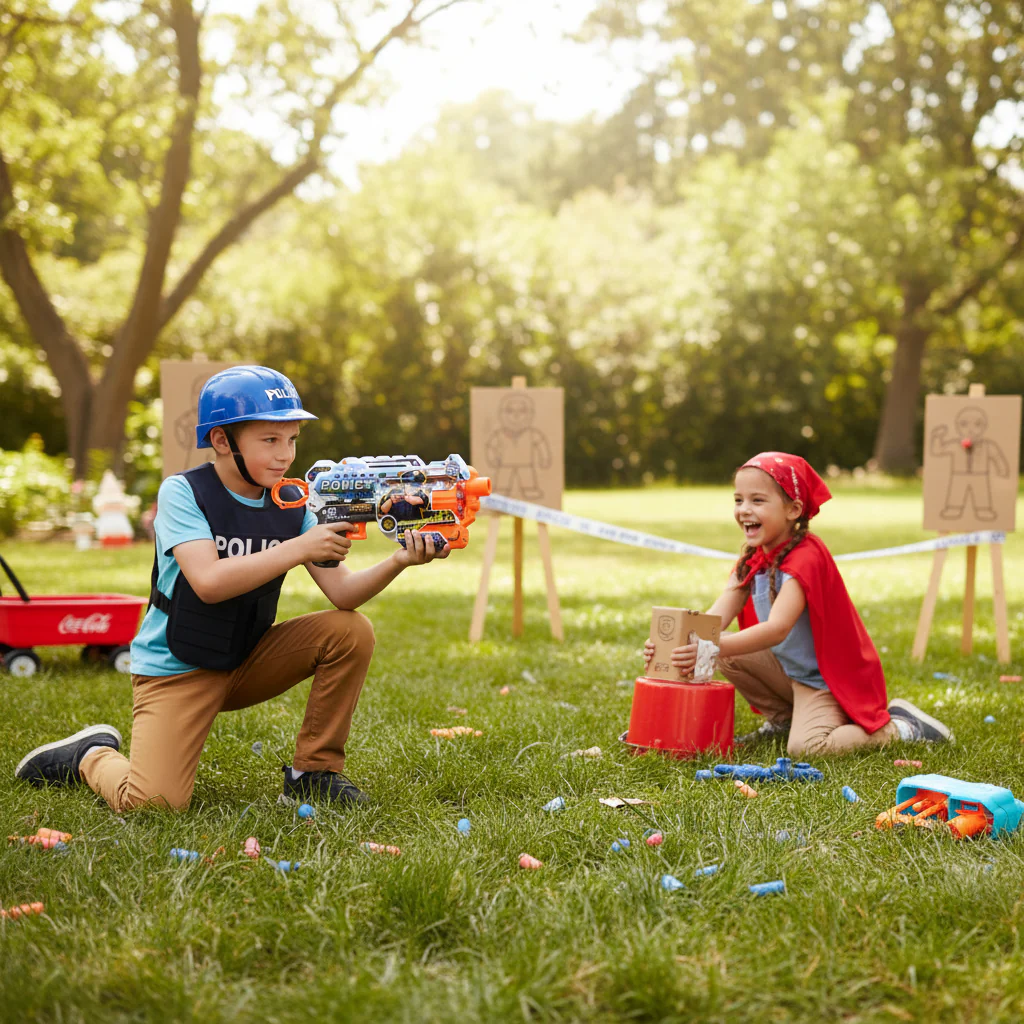 Joodi Fast Pioneer Toy Blaster Gun with 12 Foam Darts – Action Shooting Toy Set - Image 2