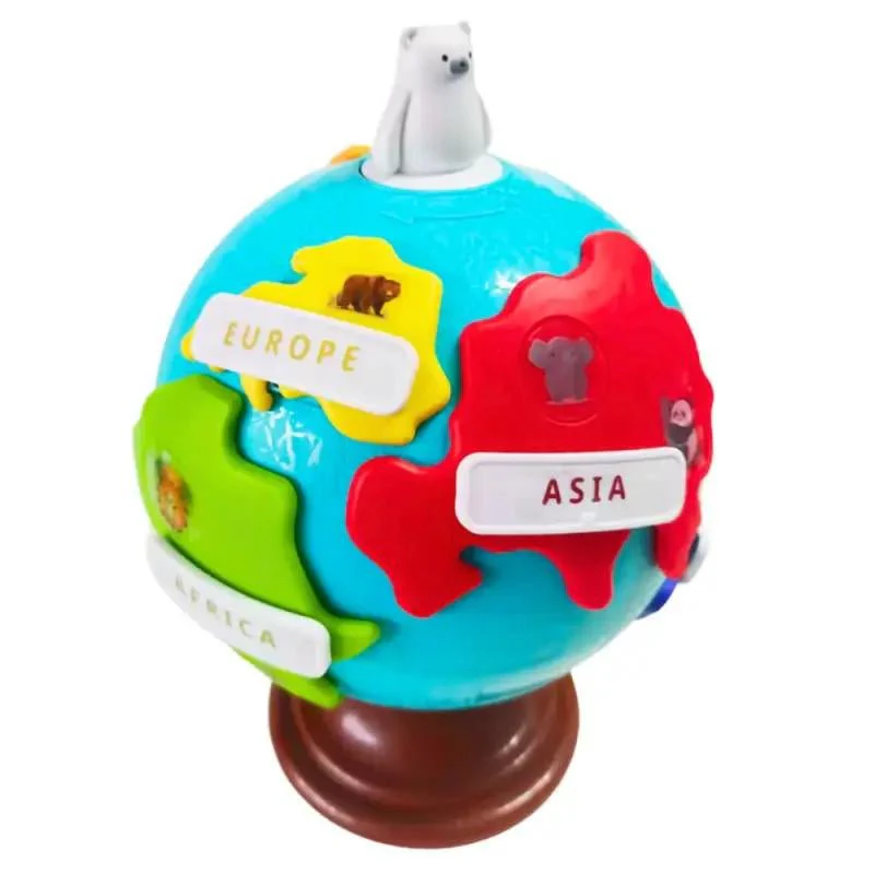 Joodi Kids Multifunction Globe Toy, Rotate-Intelligence-Puzzle-Cognition - Image 2