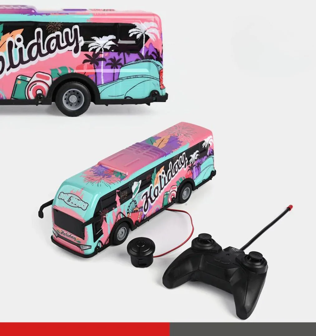 Joodi R/C City Bus with LED Lights, Complete Function Bus, 27MHz R/C