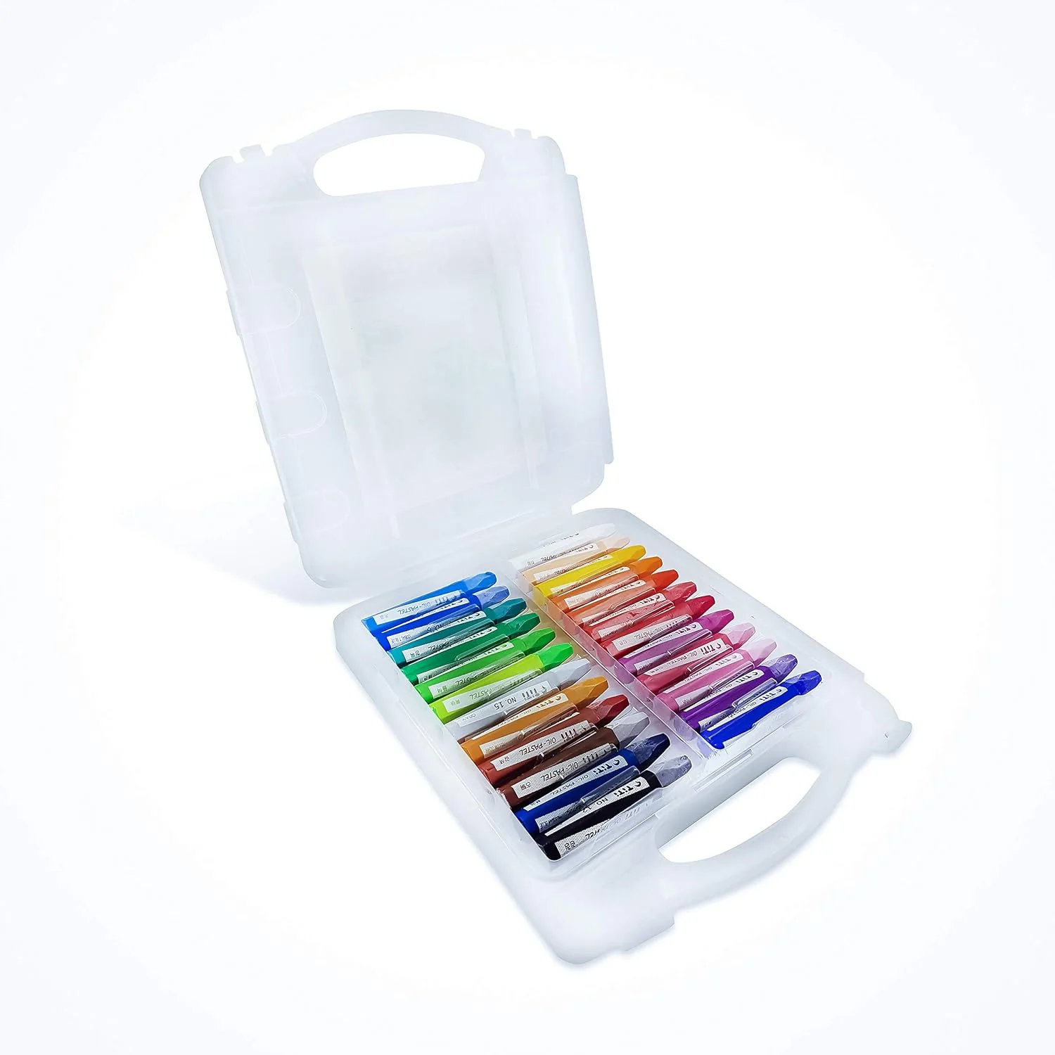Joytiti Oil Pastels 24 Color 75MM Hexagonal In PP Case - Image 3