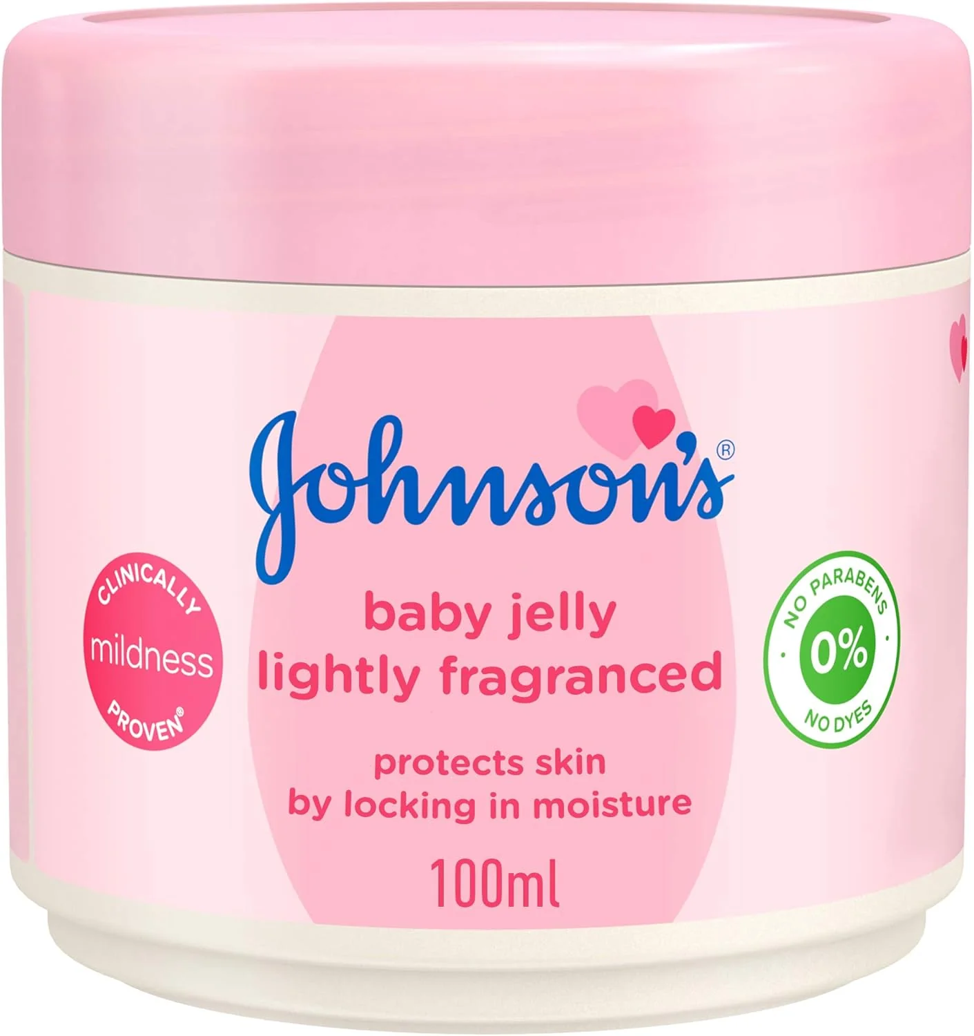 Johnson's Baby Jelly Lightly Fragranced 100ml – Gentle & Soothing Skin Protection for Babies