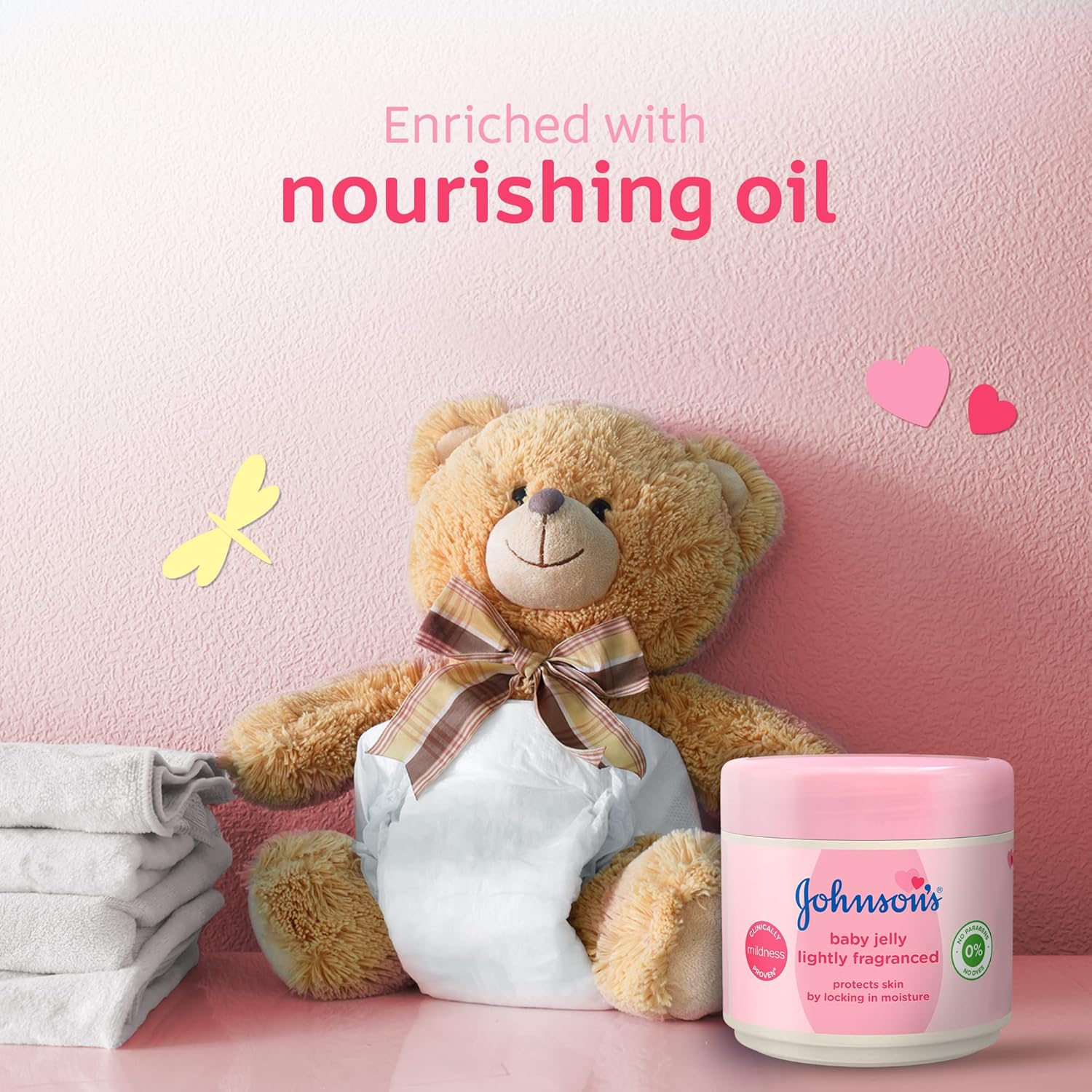 Johnson's Baby Jelly Lightly Fragranced 100ml – Gentle & Soothing Skin Protection for Babies - Image 3