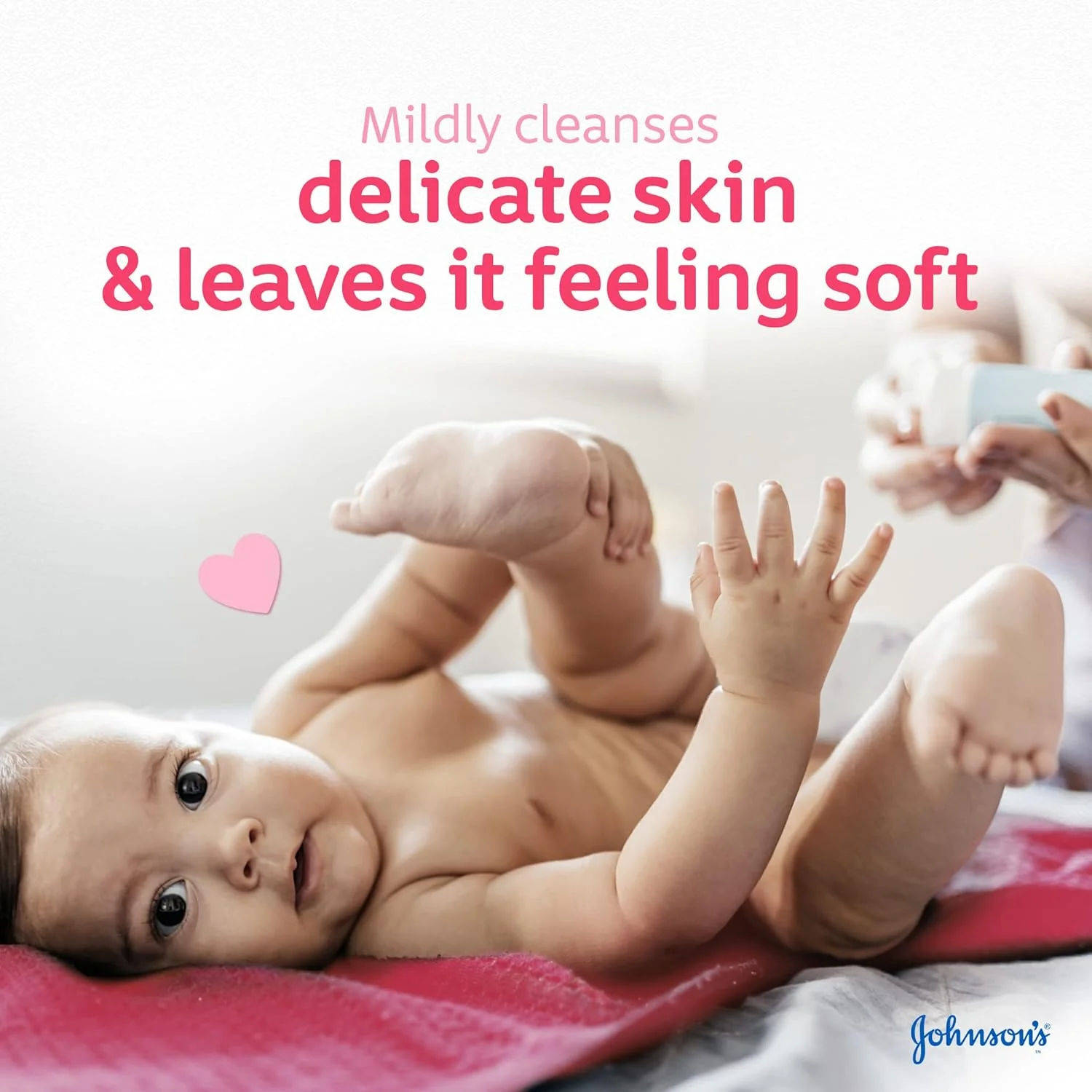 Johnson's Baby Soft Soap – Gentle & Moisturising Bar | 6 x 125g | 5+1 Free | Hypoallergenic | No Parabens | No Dyes - Image 2