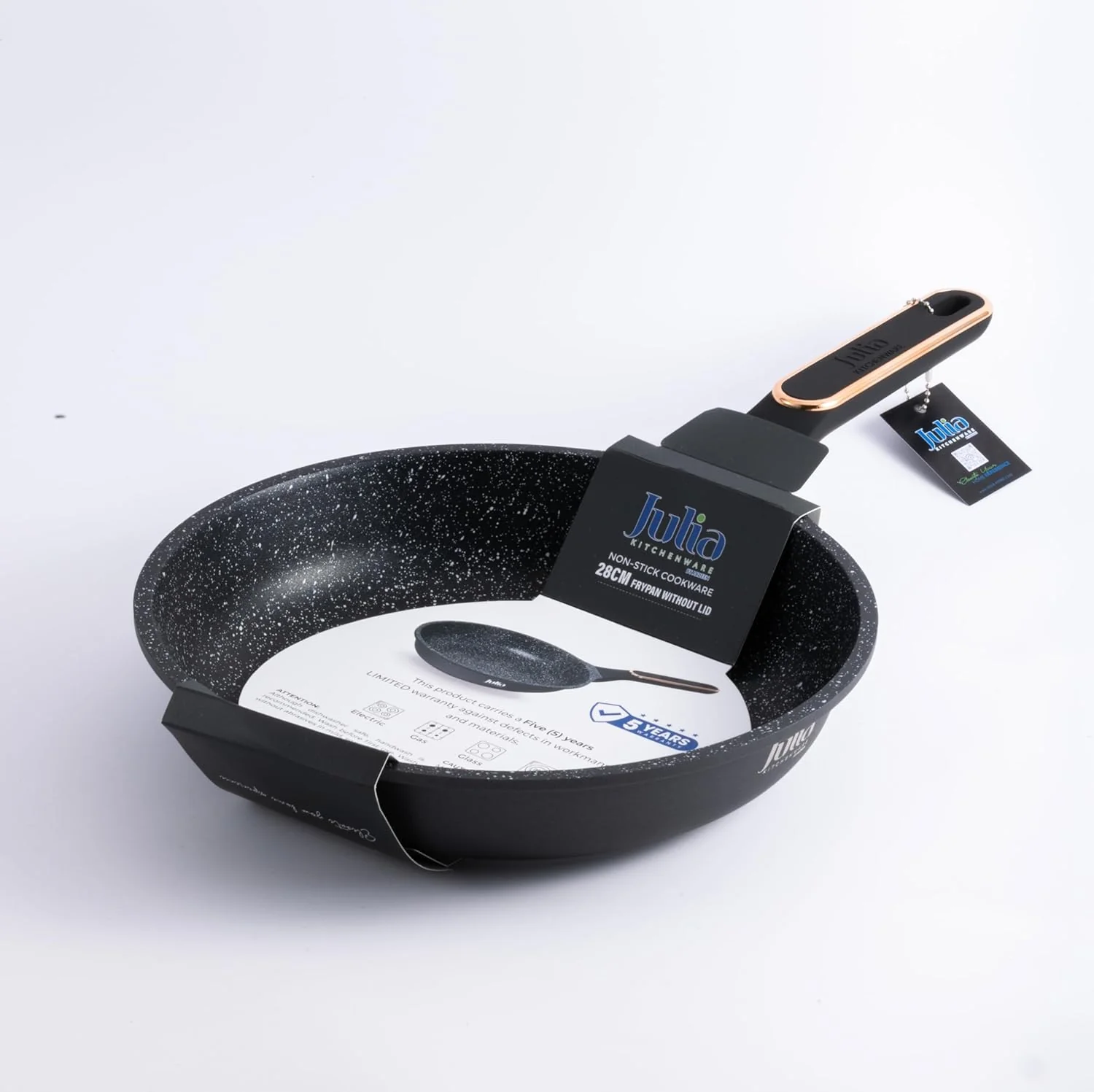 Julia Elite-Pro Plus Frypan Without Lid 26cm-Black - Image 2