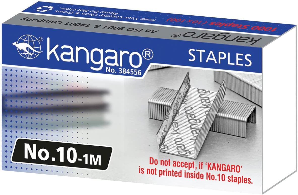 Kangaro 10-1M No.10 Staples (Pack of 1000)