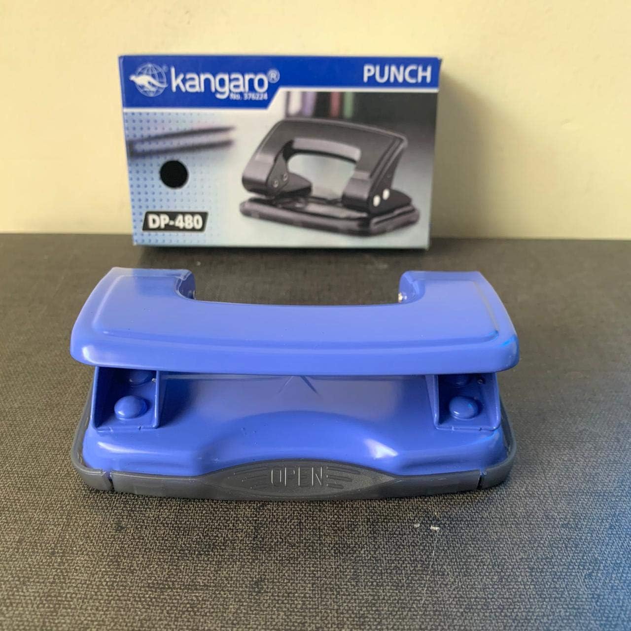 Kangaro DP-480 2-Hole 12 SheetPaper Punch â€ŽPlastic Metal