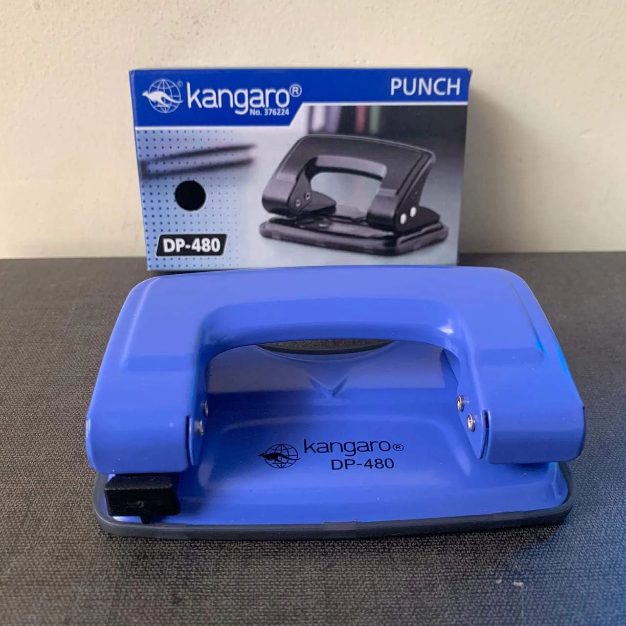 Kangaro DP-480 2-Hole 12 SheetPaper Punch â€ŽPlastic Metal - Image 3