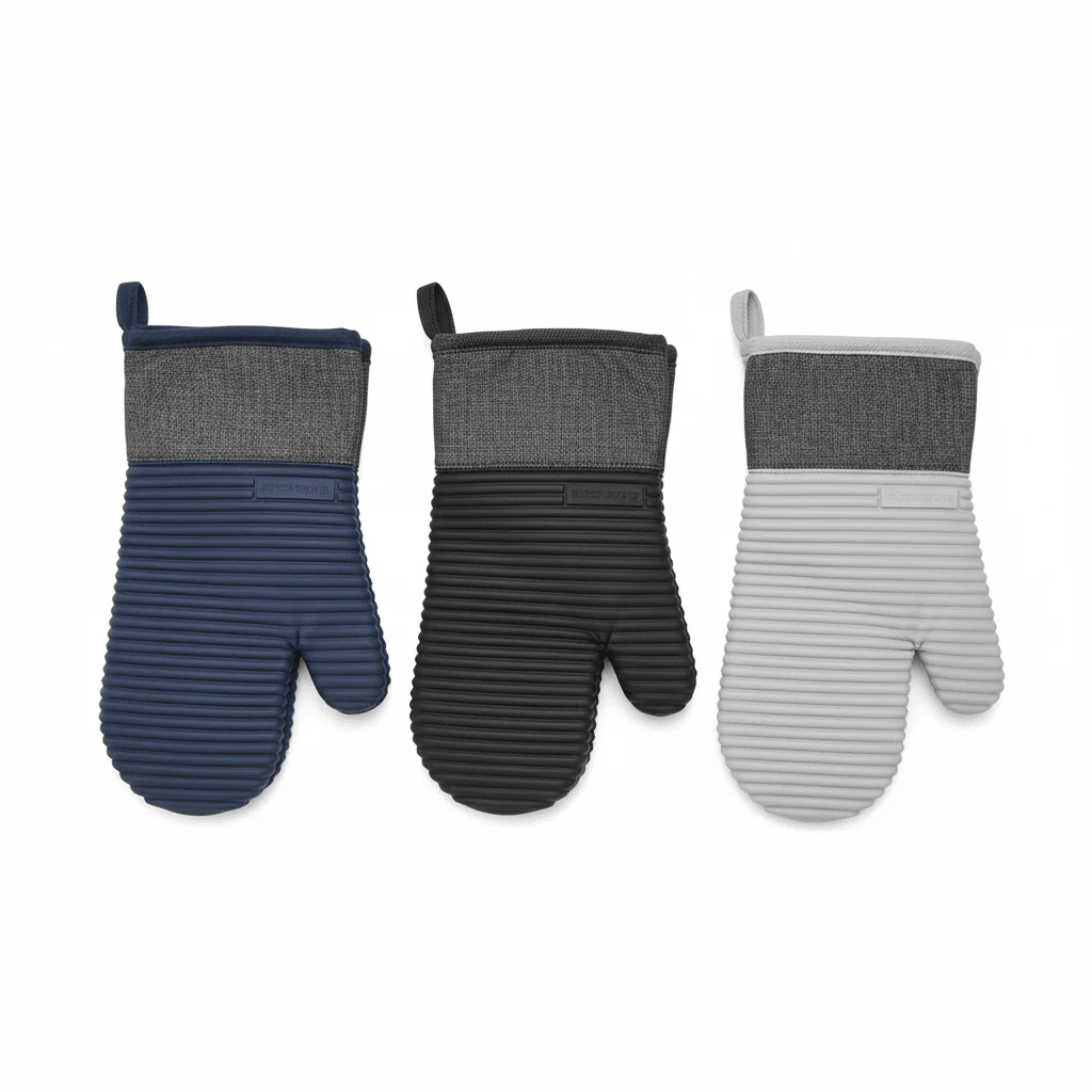 Kitchen Aid Silicone Microwave Oven Glove 17cm*33cm, Assorted Color - Image 3