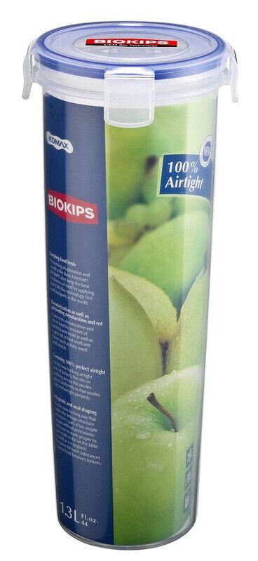 KOMAX Biokips Tall Round Food Container 1.3 Liter