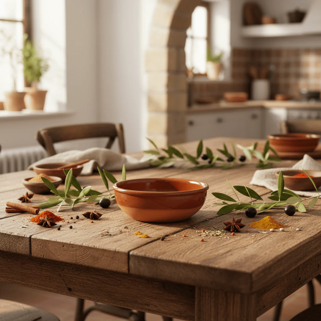 La Dehesa Brown Clay Soup Bowl Compact Rustic Serving Bowl | Made in Spain | 12cm - Image 2