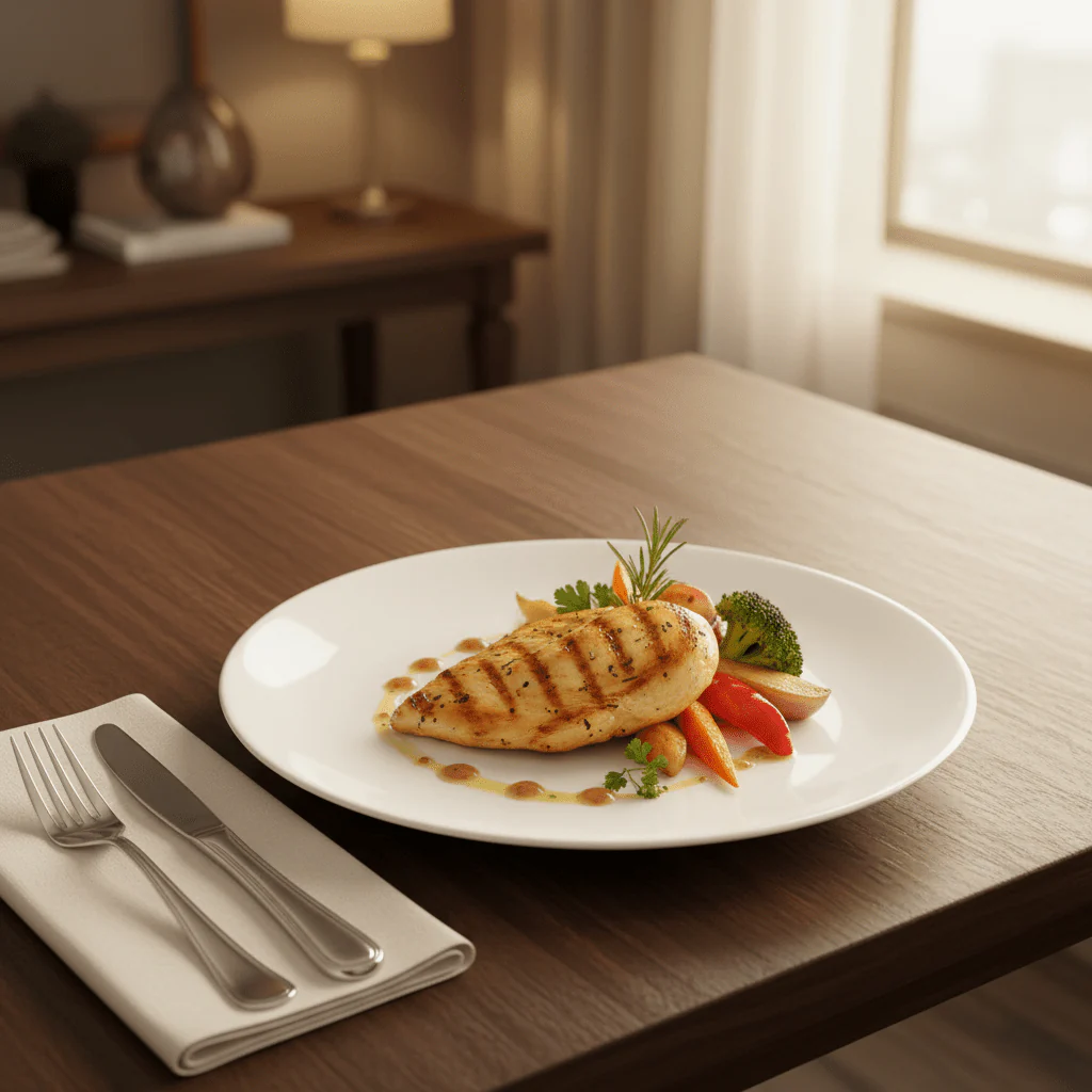 Larah Plain White Opalware Dinner Plate – 27cm - Image 2