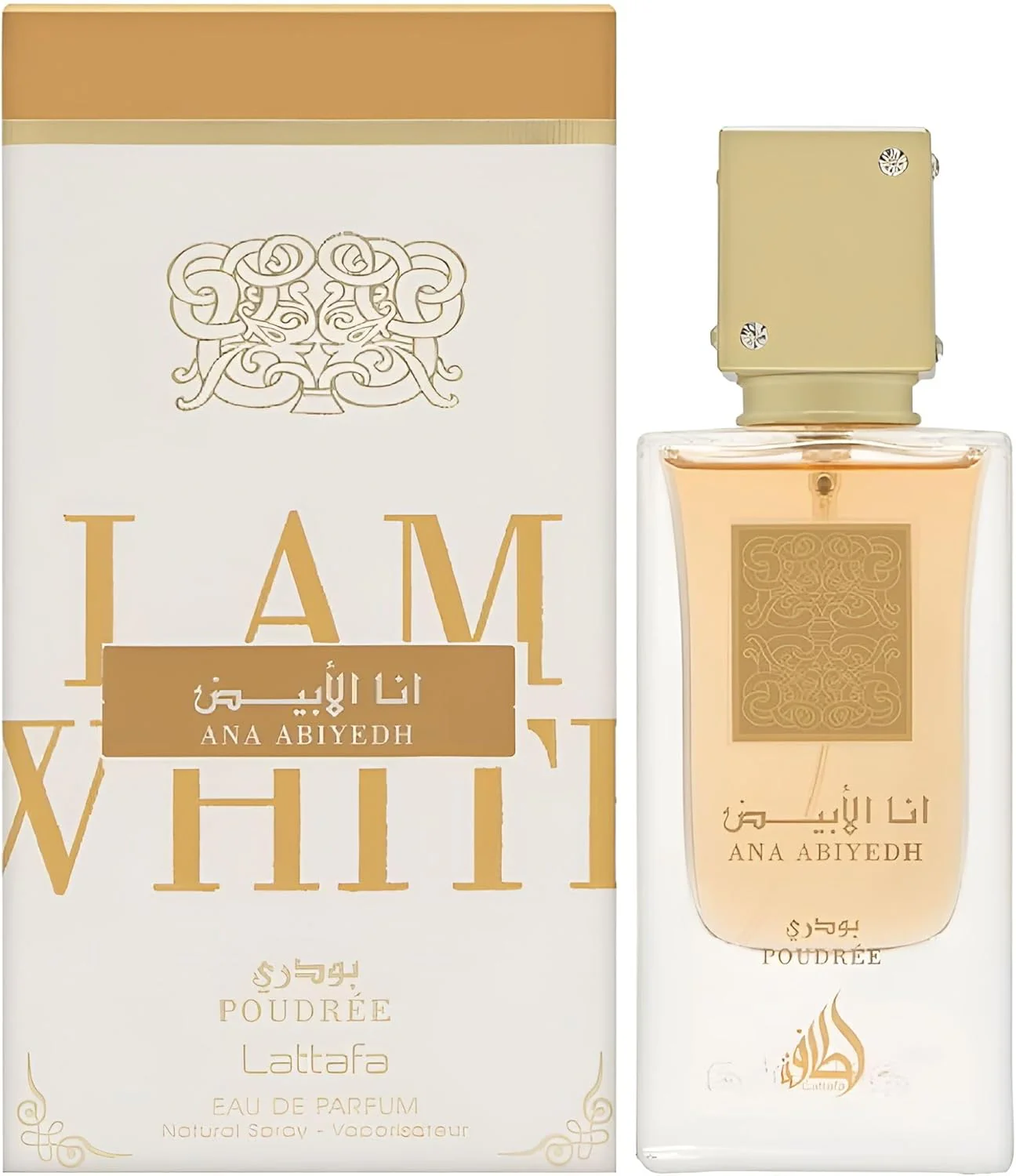 Lattafa Ana Abiyedh Poudree Eau de Parfum for Women-60ML