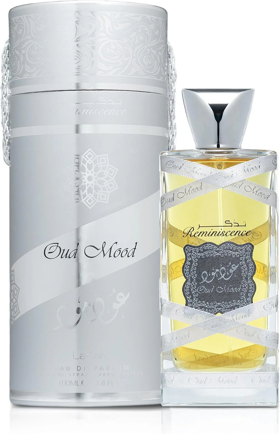 Lattafa Oud Mood Reminiscence Eau de Parfum for Unisex 100ml – Deep Oud Amber Oriental Fragrance