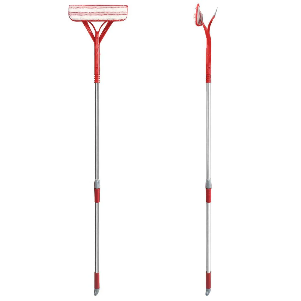 Liao Extendable Window Squeegee Cleaner with Metal Handle 26–100cm Red - Image 4