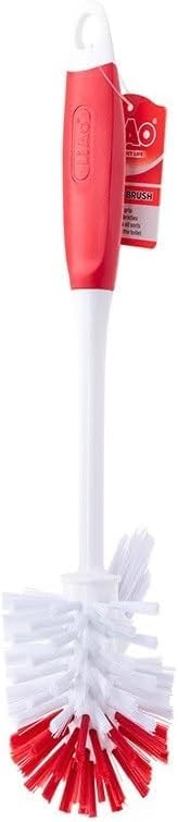 Liao Heavy-Duty Toilet Cleaning Brush 36x8cm Red & White - Image 2