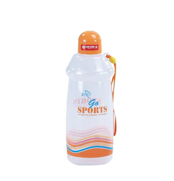 Lion Star plastic water bottle 1Liter Color Orange