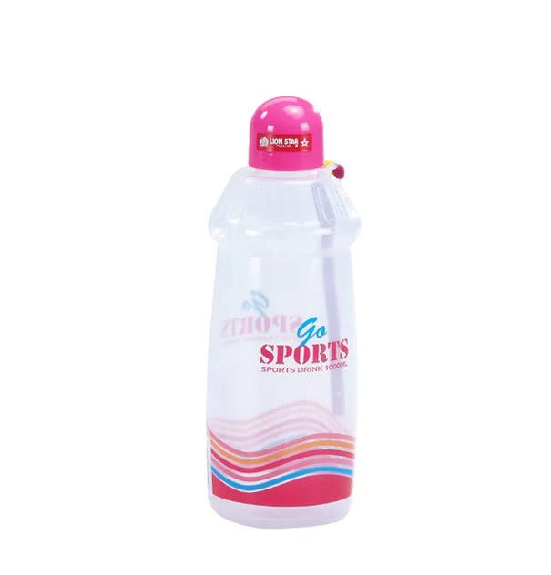 Lion Star plastic water bottle 1Liter Color Pink