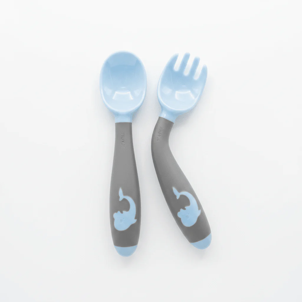 Londony Baby Flexible Cutlery Kit – 2 Pcs (6+ Months) - Image 3