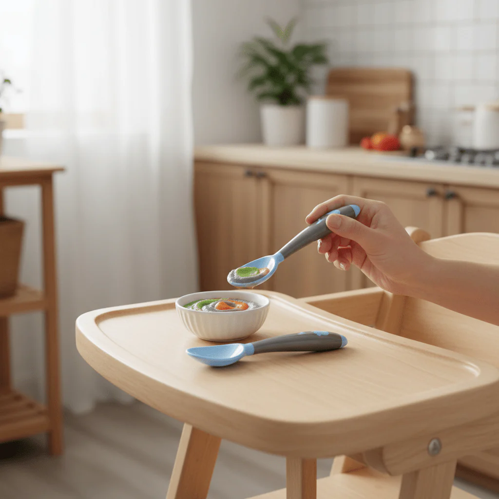 Londony Baby Flexible Cutlery Kit – 2 Pcs (6+ Months) - Image 4